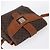 Céline Borsa a Spalla in Tela Macadam CELINE in Pelle PVC Marrone Oro Auth 154711 D'oro - vista 6