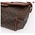 Céline Borsa a Spalla in Tela Macadam CELINE in Pelle PVC Marrone Oro Auth 154711 D'oro - vista 9