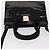 Borsa a Mano Salvatore Ferragamo Vala Smalto 2 vie Nero Oro Auth 156283 - vista 6