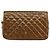 BALLY Borsa a Spalla con Catena Smalto Marrone Oro Auth 143674 D'oro - vista 2