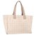 CHANEL Nuova Borsa da Viaggio in Nylon Rosa Oro CC Auth BA8665 D'oro