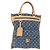 LOUIS VUITTON Borsa Tote Piatta Monogram in Denim Blu M95018 LV Auth BA8994SAV