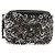 Borsa a Spalla con Catena CHANEL Paillettes Nero Argento CC Auth 146554SM - vista 2