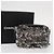 Borsa a Spalla con Catena CHANEL Paillettes Nero Argento CC Auth 146554SM - vista 24
