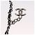 Borsa a Spalla con Catena CHANEL Paillettes Nero Argento CC Auth 146554SM - vista 9