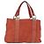 Borsa a mano in pelle Gucci Bamboo rossa argento 232947 Auth ka796 Rosso