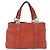 Borsa a mano in pelle Gucci Bamboo rossa argento 232947 Auth ka796 Rosso - vista 3