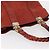 Borsa a mano in pelle Gucci Bamboo rossa argento 232947 Auth ka796 Rosso - vista 6