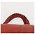 Borsa a mano in pelle Gucci Bamboo rossa argento 232947 Auth ka796 Rosso - vista 8