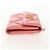 CHANEL Cartera Bifold Matelassé de Piel de Cordero Rosa Plata CC Auth BA8708V - vista 5