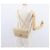 CHANEL Matelassé Rucksack aus Lammleder Beige Gold CC Auth 146557V Golden - Ansicht 27