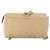 CHANEL Matelassé Rucksack aus Lammleder Beige Gold CC Auth 146557V Golden - Ansicht 3