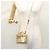 LOUIS VUITTON Microvanity Laminato Monogramma Oro M22920 LV Auth EC760SM D'oro - vista 29
