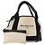 BALENCIAGA Handtasche aus Canvas Beige Schwarz Auth ka561