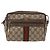 Gucci Borsa GG Supreme Web Sherry Line PVC Beige Oro 32 02 004 Auth 151575 D'oro - vista 13