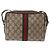 Gucci Borsa GG Supreme Web Sherry Line PVC Beige Oro 32 02 004 Auth 151575 D'oro - vista 2
