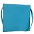 Céline Borsa a Spalla in Pelle Blu Argento Auth 154900