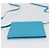 Céline Borsa a Spalla in Pelle Blu Argento Auth 154900 - vista 5
