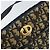 Borsa a Spalla in Tela Trotter Christian Dior Blu Navy Oro Auth 156002 D'oro - vista 17