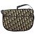 Borsa a Spalla in Tela Trotter Christian Dior Blu Navy Oro Auth 156002 D'oro - vista 2
