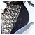 Borsa a Spalla in Tela Trotter Christian Dior Blu Navy Oro Auth 156002 D'oro - vista 20