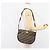 Borsa a Spalla in Tela Trotter Christian Dior Blu Navy Oro Auth 156002 D'oro - vista 22