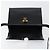 Bolsa de Ombro Christian Dior em Couro Preto Dourado Auth 155073 - vista 10