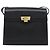 Bolsa de Ombro Christian Dior em Couro Preto Dourado Auth 155073 - vista 13