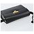 Bolsa de Ombro Christian Dior em Couro Preto Dourado Auth 155073 - vista 6