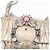 Borsa a Spalla in Pelle Matelassé Miu Miu con Catena Champagne Oro Argento Auth bs31411 D'oro - vista 10