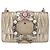 Borsa a Spalla in Pelle Matelassé Miu Miu con Catena Champagne Oro Argento Auth bs31411 D'oro - vista 13