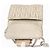 Borsa a Spalla in Pelle Matelassé Miu Miu con Catena Champagne Oro Argento Auth bs31411 D'oro - vista 18