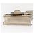 Borsa a Spalla in Pelle Matelassé Miu Miu con Catena Champagne Oro Argento Auth bs31411 D'oro - vista 5