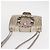 Borsa a Spalla in Pelle Matelassé Miu Miu con Catena Champagne Oro Argento Auth bs31411 D'oro - vista 6