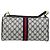 Bolsa de Ombro Gucci GG Supreme Sherry Line PVC Vermelho Marinho 41 004 4464 Auth 155232 Azul marinho - vista 2