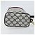 Bolsa de Ombro Gucci GG Supreme Sherry Line PVC Vermelho Marinho 41 004 4464 Auth 155232 Azul marinho - vista 3