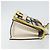 Borsa a Spalla LOEWE Barcelona in Pelle Gialla Argento Autentica 128170V Giallo - vista 3