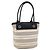 Borsa Tote Burberry in tela e pelle bianca e argento Auth BA6465 Bianco