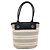 Borsa Tote Burberry in tela e pelle bianca e argento Auth BA6465 Bianco - vista 13