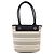 Borsa Tote Burberry in tela e pelle bianca e argento Auth BA6465 Bianco - vista 2