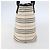 Borsa Tote Burberry in tela e pelle bianca e argento Auth BA6465 Bianco - vista 4