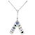 Collana Christian Dior metallo Argento Auth bs29694