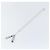 Collana Christian Dior metallo Argento Auth bs29694 - vista 2