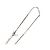 Collana CHANEL metallo Argento CC Auth 130689M - vista 11