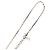 Collana CHANEL metallo Argento CC Auth 130689M - vista 6