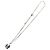Collana CHANEL metallo Argento CC Auth 130689M - vista 8