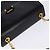 BALLY Borsa a Spalla in Pelle Nera e Oro Auth BA6151 Nero D'oro - vista 6