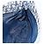 Borsa a Spalla in Tela Trotter Christian Dior Blu Navy Argento Auth ki6178 - vista 21