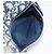 Borsa a Spalla in Tela Trotter Christian Dior Blu Navy Argento Auth ki6178 - vista 24