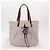 FENDI Zucchino Canvas Tote Bag Weiß Braun Auth 146551V - Ansicht 12